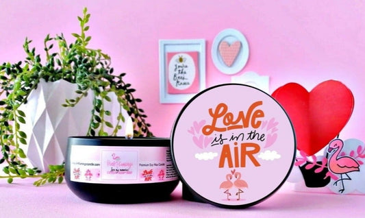 Love is in the Air, Valentine's candle 8oz