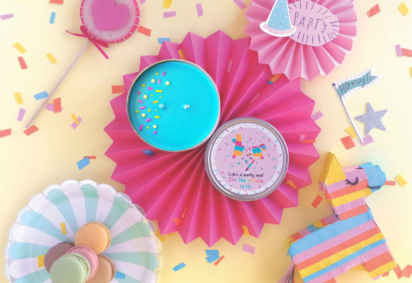 Life's a party, I'm the piñata Candle- Happy Candle Collection - 14oz
