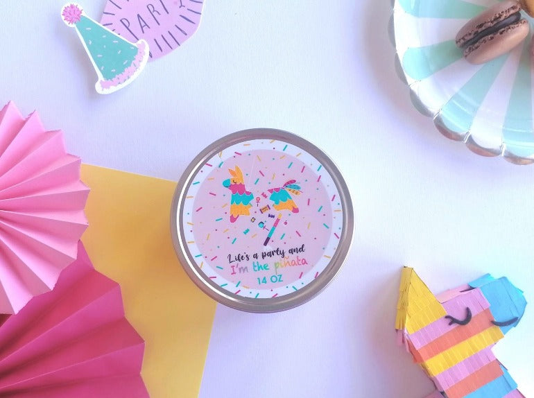 Life's a party, I'm the piñata Candle- Happy Candle Collection - 14oz