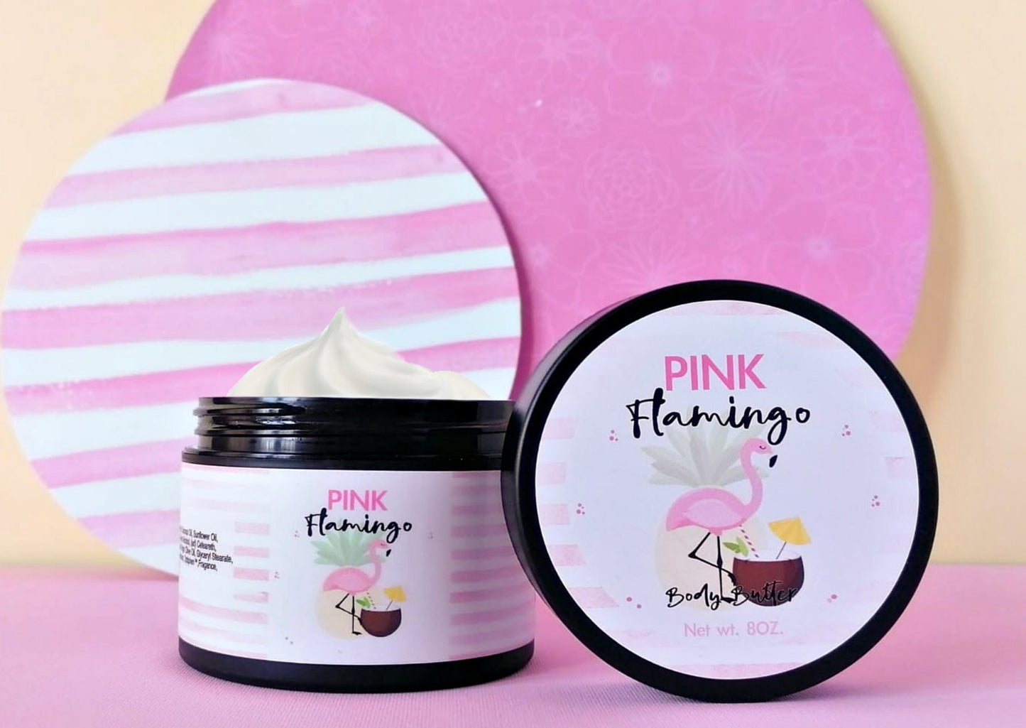 BODY BUTTER PINK FLAMINGO 8OZ