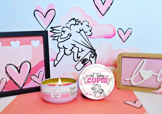 VALENTINES CANDLE, NOT CUPID 8OZ