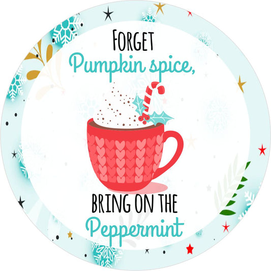 Peppermint & Mocha candle, Seasonal candle